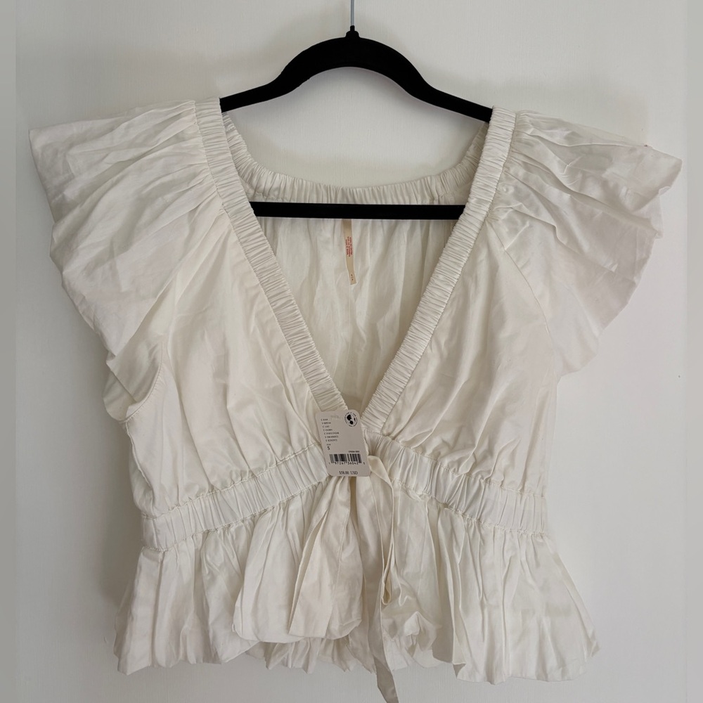 Free People Bring The Bubble Top - Ivory